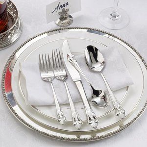 NWT Ginkgo International Fleur de Lis 20-Piece Set